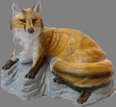 Renard couché